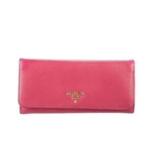 Prada Continental Leather Wallet